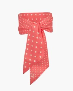 Twilly Scarf Tencel -Ericjavits Shop 13290 TWILLY SCARF PINK DOT 2beee995 9ad3 44e0 aa4b 8807bd0217c9
