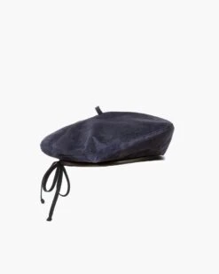 Suede Kate Beret -Ericjavits Shop FW20 12092 SUEDE KATE NAVYsm