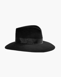 Wool Zora Felt Fedora Hat -Ericjavits Shop FW20 12989 WOOL ZORA BLACKsm ffb83ed3 8c93 4020 925c 061b8e7b1119