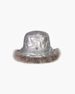 Invincible Winter Puffer Bucket Hat -Ericjavits Shop FW20 13330 INVINCIBLE SILVERsm