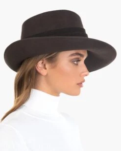 L'Avenue Wool Felt -Ericjavits Shop FW20 13338 L AVENUE CHOCOLATE 2copy aa9db1d6 8a08 4864 9692 b988c3f9477b