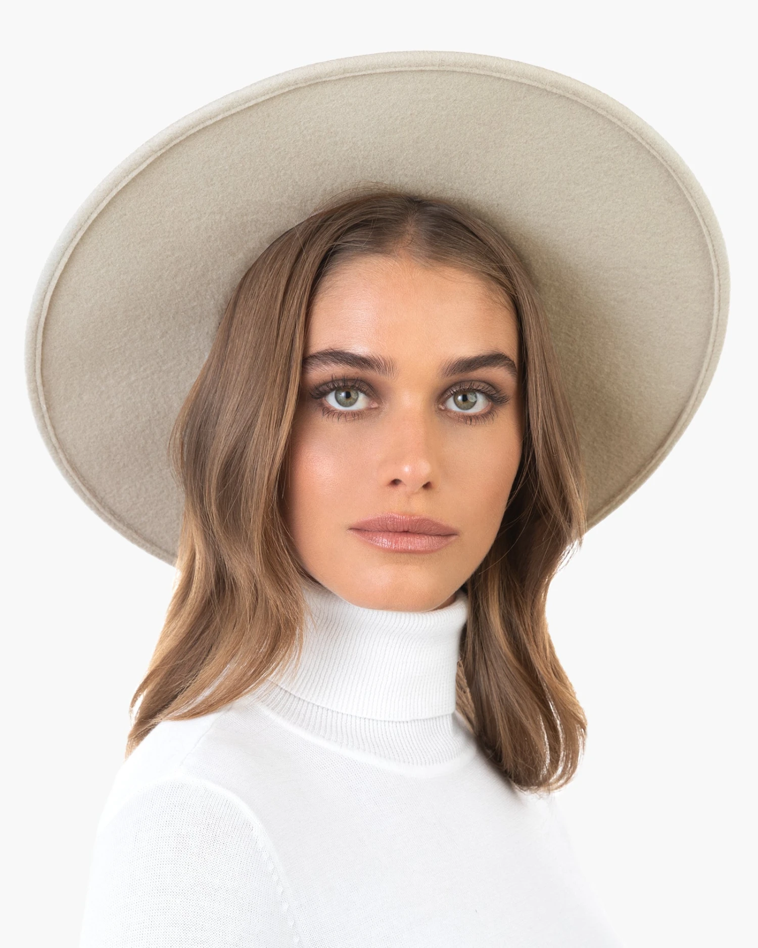 Jade Wool Felt Fedora Hat 6 Jade Wool Felt Fedora Hat - Image 6