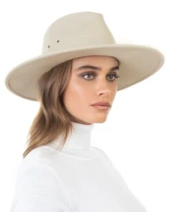 Jade Wool Felt Fedora Hat 23 Jade Wool Felt Fedora Hat -Ericjavits Shop FW20 13341 JADE ALABASTER 2