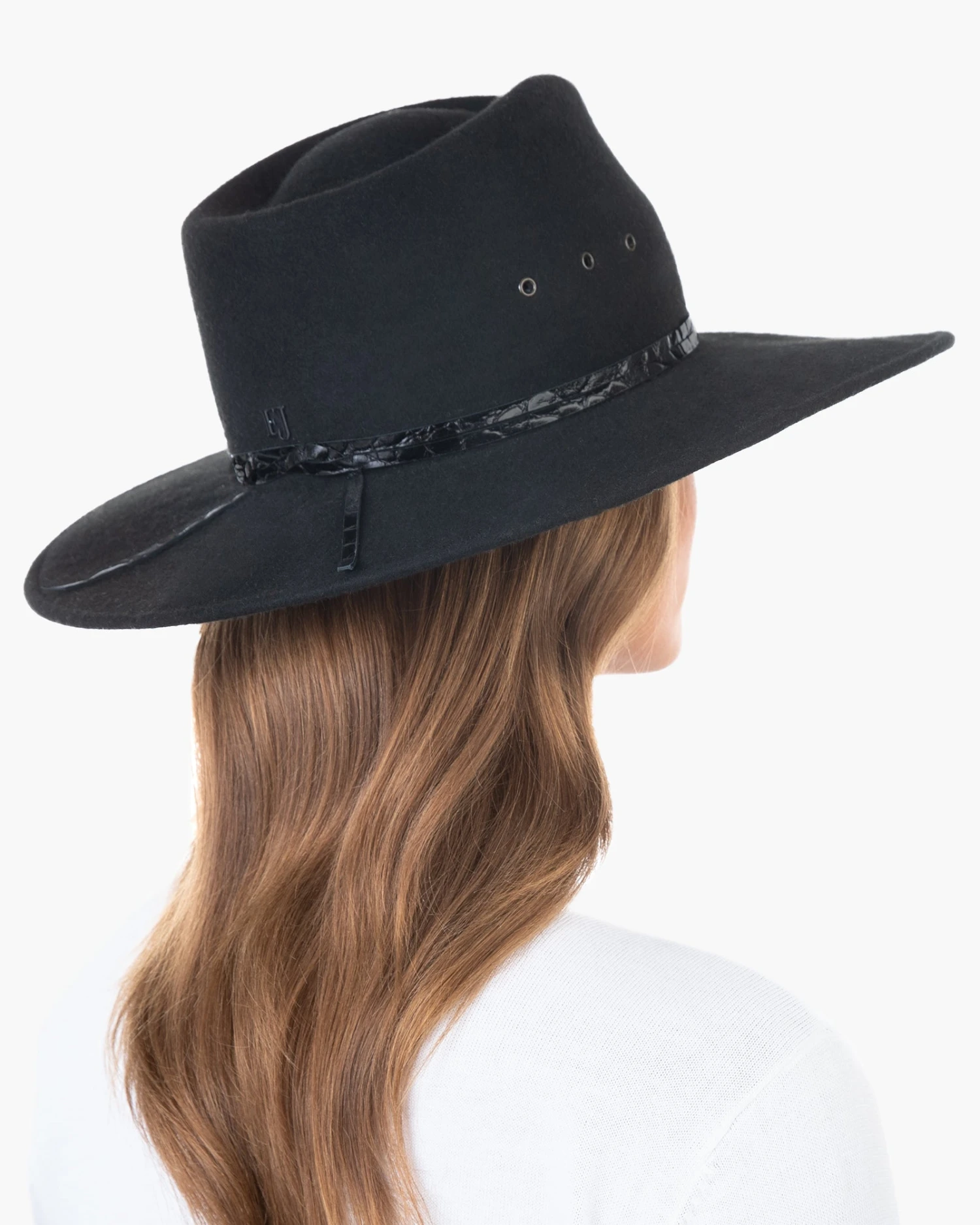 Jade Wool Felt Fedora Hat 14 Jade Wool Felt Fedora Hat - Image 14