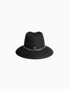 Jamie Felt Fedora Hat 33 Jamie Felt Fedora Hat -Ericjavits Shop FW21 13135 JAMIE BLACK 22copy