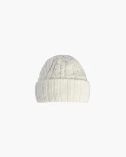 Knit Fisherman Cap -Ericjavits Shop FW21 13599 KNIT FISHERMAN CAP CREAMsm 6887c29c 74bc 4abe b83a 1ebae1c440df