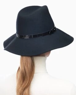 Fanny Wool Hat 26 Fanny Wool Hat -Ericjavits Shop FW21 13829 FANNY BLACK BACKcopy