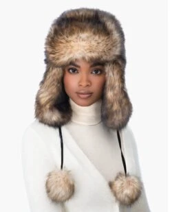 Raccoon Trooper 10 Raccoon Trooper -Ericjavits Shop FW21 14005 RACCOON TROOPER NATURAL FLAP DOWN FRONTcopy