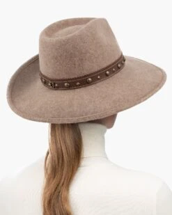Gunslinger Hat 20 Gunslinger Hat -Ericjavits Shop FW22 13140 GUNSLINGER ALMONDINE BACKcopy