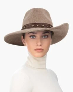 Gunslinger Hat 19 Gunslinger Hat -Ericjavits Shop FW22 13140 GUNSLINGER ALMONDINE FRONTcopy