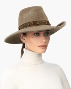 Gunslinger Hat 22 Gunslinger Hat -Ericjavits Shop FW22 13140 GUNSLINGER CAMEL LEADcopy