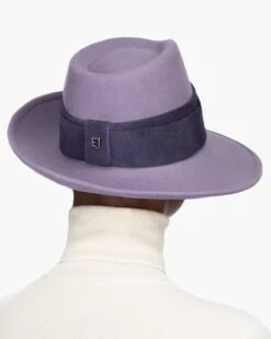 L'Avenue Wool Felt -Ericjavits Shop FW22 13338 L AVENUE LILAC BACKcopy
