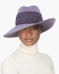 L'Avenue Wool Felt -Ericjavits Shop FW22 13338 L AVENUE LILAC FRONTcopy