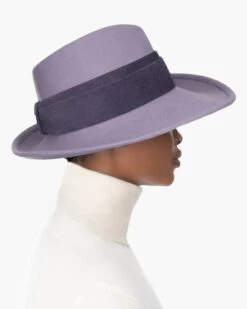 L'Avenue Wool Felt -Ericjavits Shop FW22 13338 L AVENUE LILAC PROFILEcopy