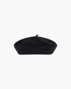 Tanya Beret -Ericjavits Shop FW22 13645 TANYA BERET BLACK 6fd50db3 d3ad 4c1f ab47 11f04f8f8852