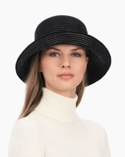 Shenia™ Cloche 29 Shenia™ Cloche -Ericjavits Shop FW23 12907 SHENIA CLOCHE BLK LEAD