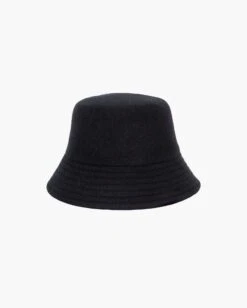 Wool Bucket -Ericjavits Shop FW23 13049 WOOL BKT BLK LEAD