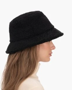 Lamb Bucket 36 Lamb Bucket -Ericjavits Shop FW23 13483 LAMB BUCKET BLK SIDEcopy