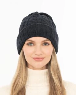 Knit Fisherman Cap -Ericjavits Shop FW24 13599 KNIT FISHERMAN BLACK FNT 299da4f9 8922 4a3c 92b2 dde27fea2abf