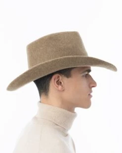 Mr. Wool Western -Ericjavits Shop FW24 32050 WOOL WESTERN CAMEL PROFILE