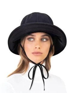 Rain Cloche 22 Rain Cloche -Ericjavits Shop FW25 14084 RAIN CLOCHE BLACK FRONT 7e9b197d 0c63 4794 888e 43b75e0be872
