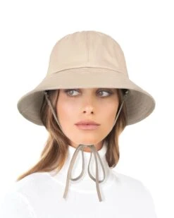 Rain Cloche 27 Rain Cloche -Ericjavits Shop FW25 14084 RAIN CLOCHE BONE FRONT