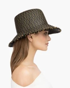 Squishee® Bucket Hat -Ericjavits Shop SS22 13296 SQ BUCKET BLACK SPECKLE PROFILEcopy 49a165a8 a33f 4422 9ad1 82b3305b9047