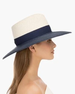 Lady Daphne 31 Lady Daphne -Ericjavits Shop SS22 13441 LADY DAPJNE WHITE MIX NAVY SIDE