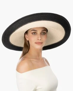 Francoise II -Ericjavits Shop SS22 13448 FRANCOISE II CREAM BLACK