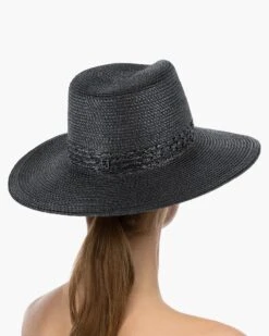 Squishee® Bayou Fedora Hat 26 Squishee® Bayou Fedora Hat -Ericjavits Shop SS22 14013 SQ BAYOU BLACK BACK