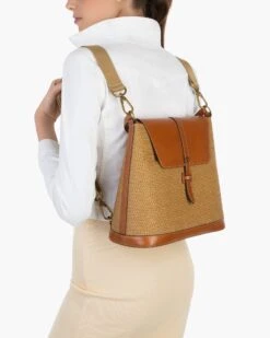 Squishee® Bel Air -Ericjavits Shop SS22 23313 BEL AIR NATURAL BACKPACKcopy
