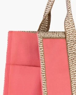 Cote D'Azur Tote Bag - Final Sale -Ericjavits Shop SS22 23332 COTE D AZUR SALMON MIX DETAILcopy 740f2ee3 160f 42dc 951a 071ca280b525