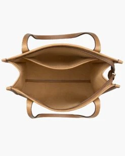 Biza Shoulder Tote -Ericjavits Shop SS23 23556 BIZA PEANUT INTERIORcopy