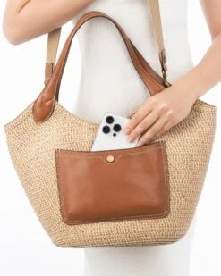 Trek Tote -Ericjavits Shop SS24 23895 TREK TOTE PNT BACK W PHONE