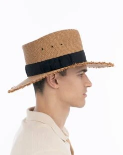 Mr. Fringe Pinch 11 Mr. Fringe Pinch -Ericjavits Shop SS24 32032 MR FRINGE PINCH NAT BLK PROFILE 89ba6584 18c4 409b ba4d a3174172a573