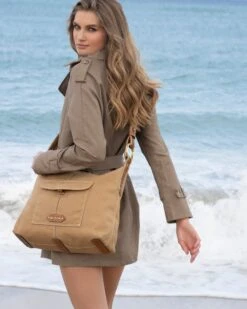 Cargo Hobo 14 Cargo Hobo -Ericjavits Shop SS24 PALM BEACH 23386 CARGO HOBO KHAKI