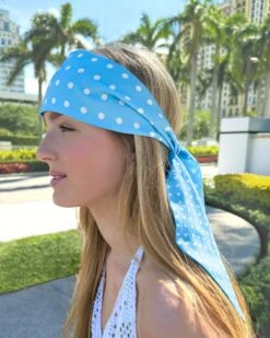 Twilly Scarf Tencel -Ericjavits Shop SS24 PALM BEACH TWILLY SCARF AQUA HEAD SCARF 31096ed3 81d4 4d1f b9c2 16724e42fcd8