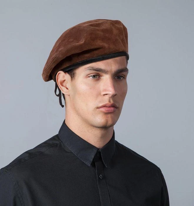 Suede Beret For Men 4 Suede Beret For Men - Image 4