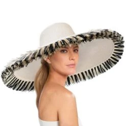Floppy With Fringe 34 Floppy With Fringe -Ericjavits Shop eric javits women hats cream black floppy with fringe 30055740932254
